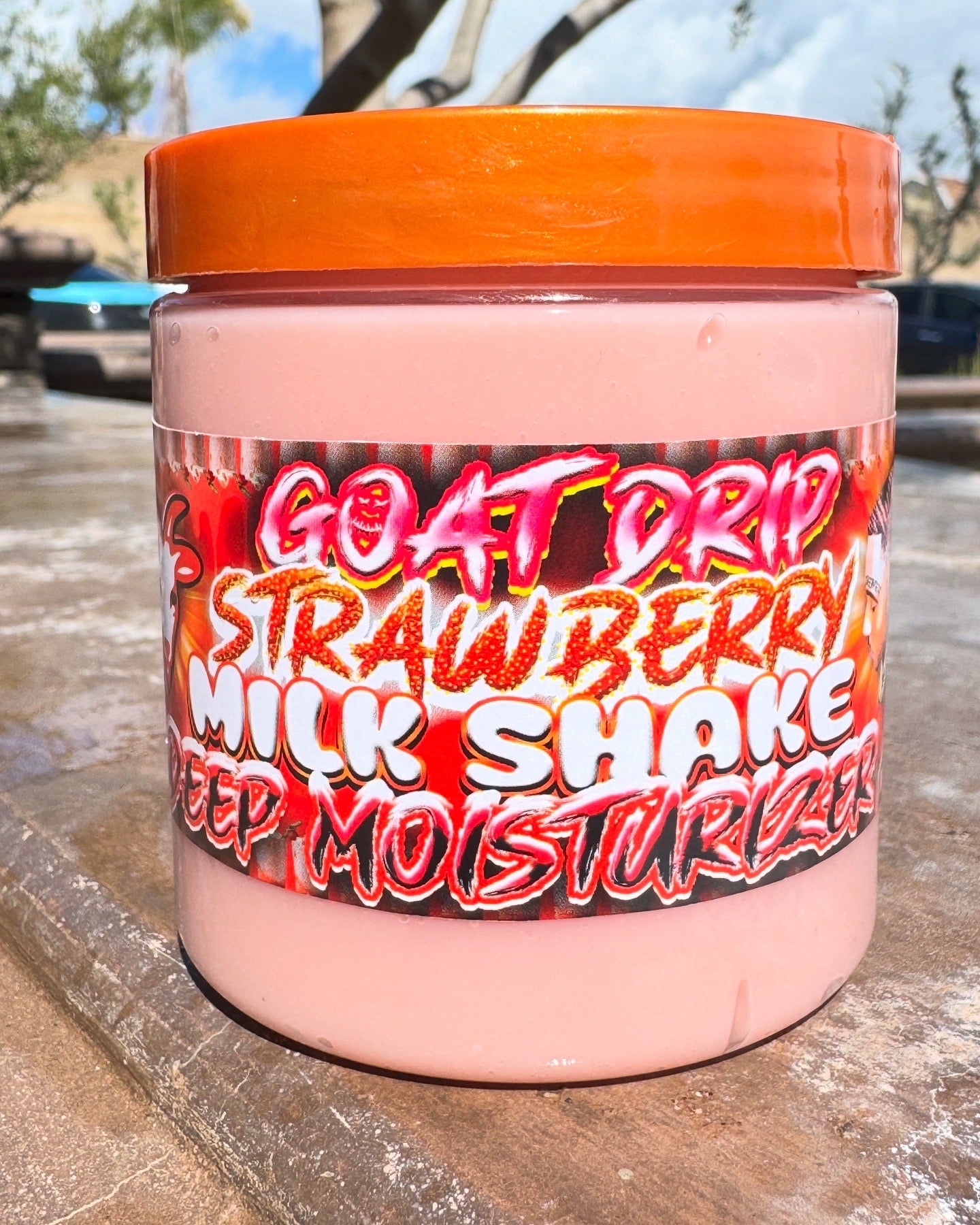 8OZ GOAT DRIP STRAWBERRY MILKSHAKE DEEP MOISTURIZER!