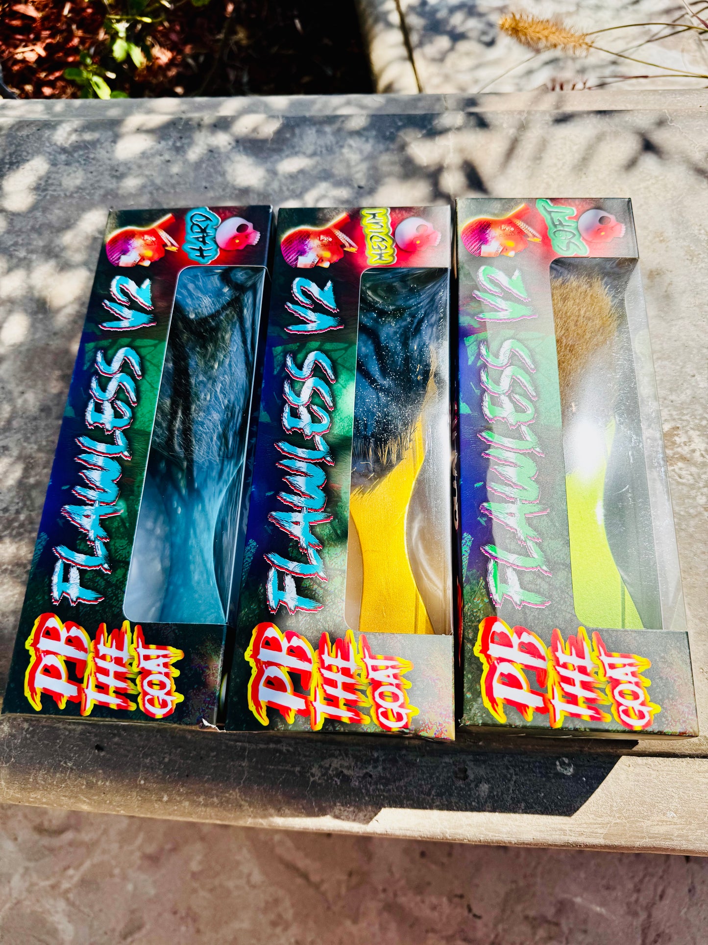 PB THE GOAT FLAWLESS V2 ALL 3 BRUSH BUNDLE!