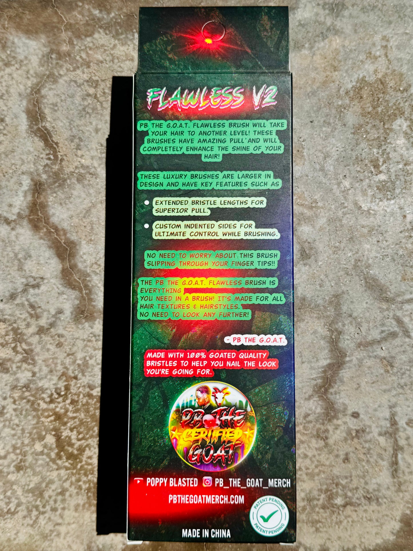 PB THE GOAT FLAWLESS V2 MEDIUM BRUSH!
