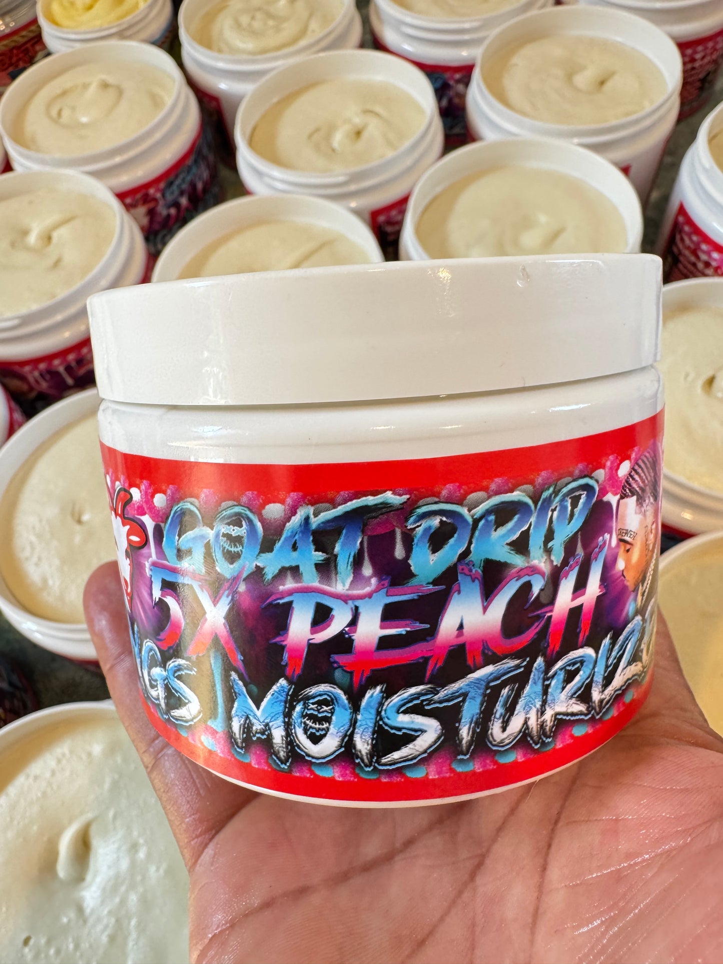 THE NEW 12oz GOAT DRIP 5X PEACH RINGS MOISTURIZER!