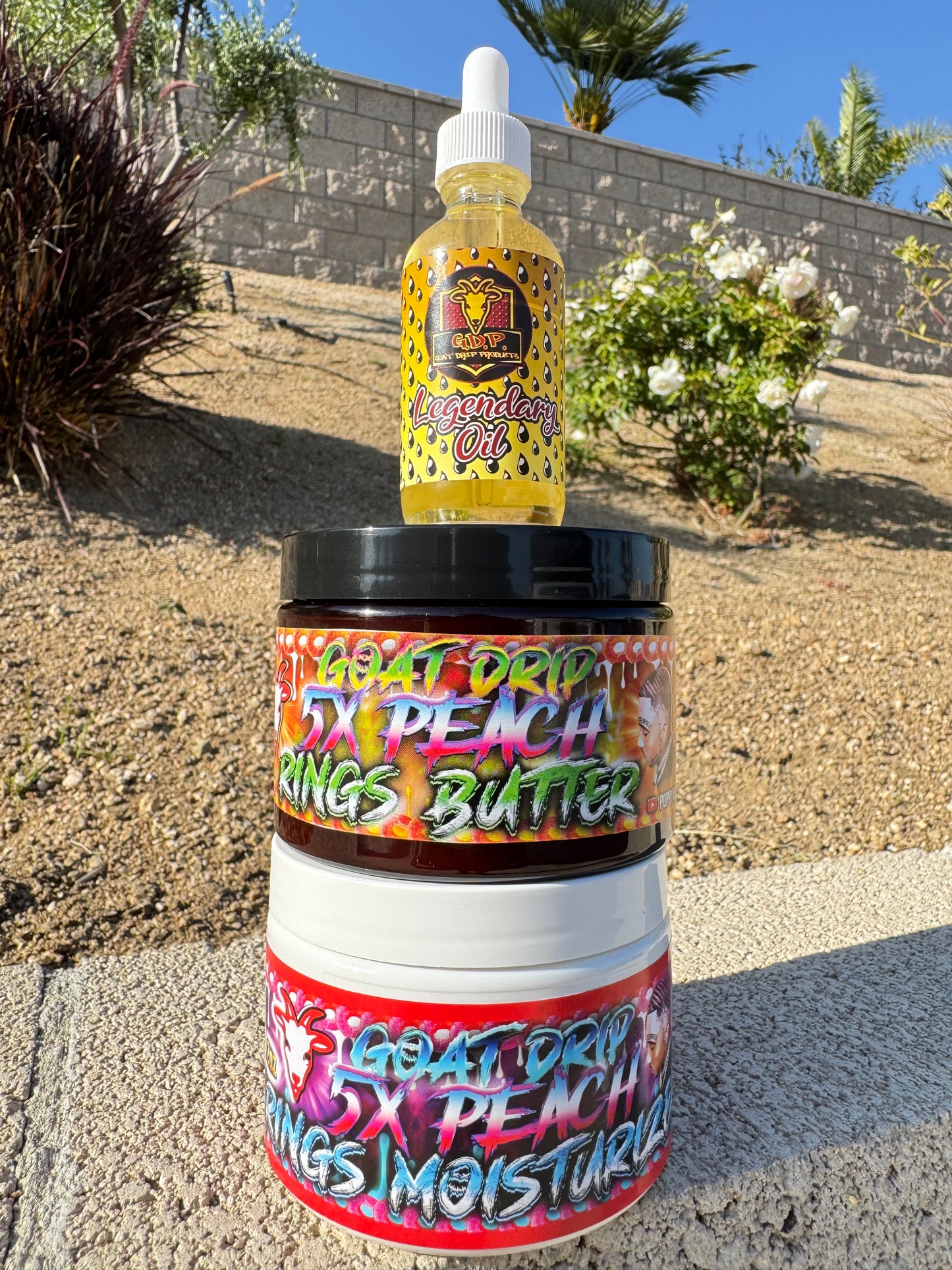 THE NEW 12oz 5X PEACH RINGS MOISTURIZER + BUTTER & OIL BUNDLE!