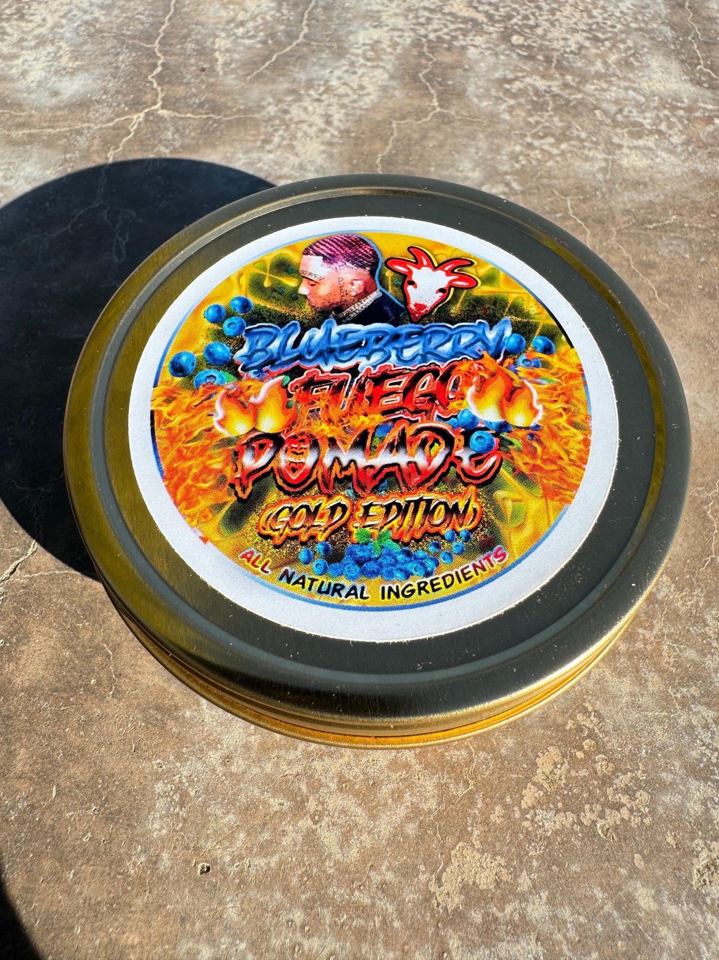 NEW BLUEBERRY FUEGO POMADE ( GOLD EDITION )