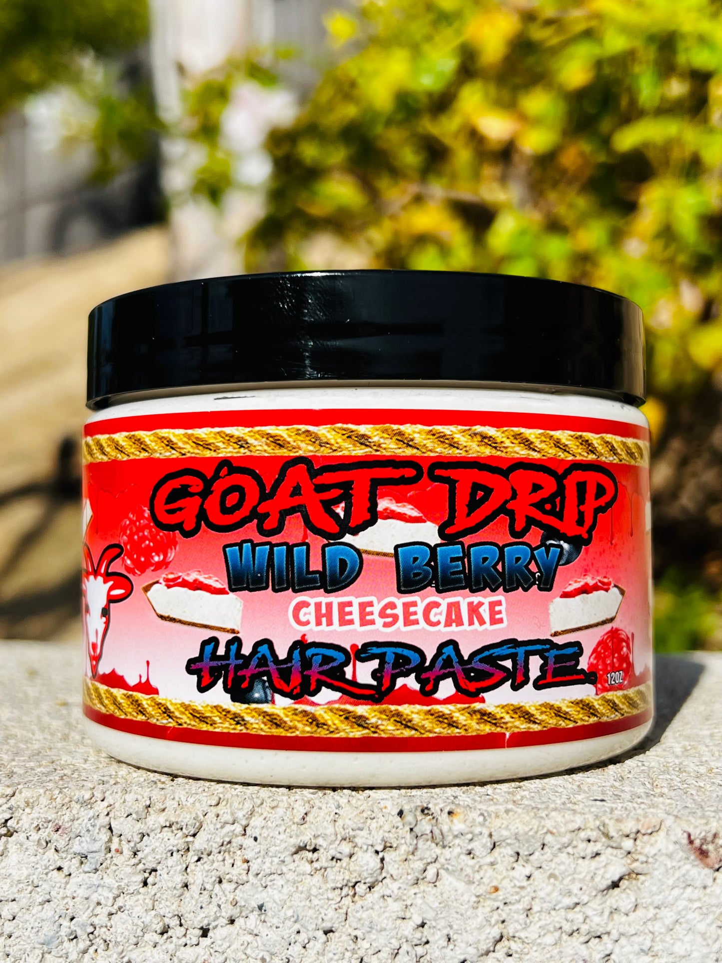 12oz GOAT DRIP WILD BERRY CHEESECAKE HAIRPASTE!