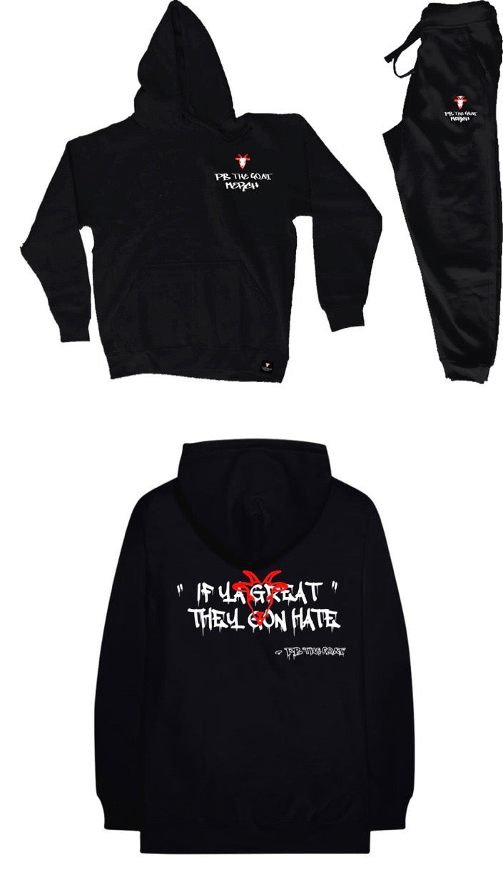 Pb The Goat Merch Drip Sweat Suit Set!