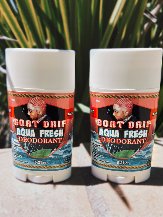 GOAT DRIP AQUA FRESH DEODORANT X2!