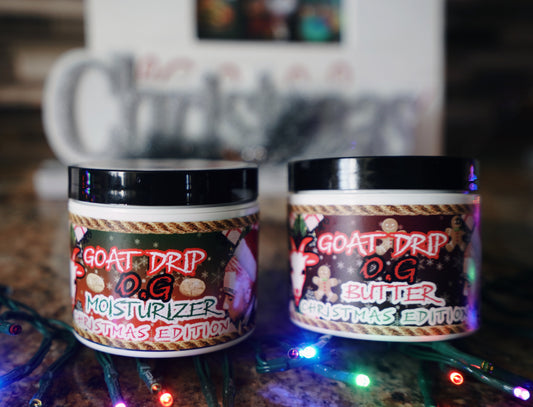 GOAT DRIP O.G MOISTURIZER & BUTTER (CHRISTMAS DUO)