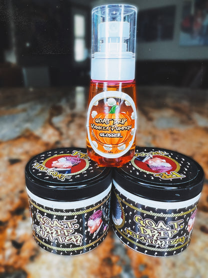 VANILLA PUMPKIN GLOSSER + GOAT DRIP DUO!