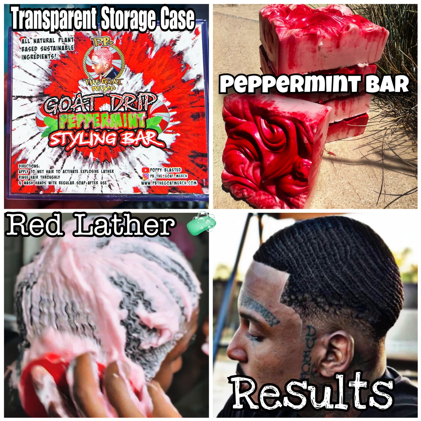 GOAT DRIP PEPPERMINT STYLING BAR X2!
