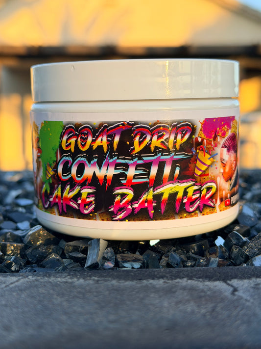 BLACK FRIDAY SPECIAL 12OZ GOAT DRIP CONFETTI CAKE BATTER!
