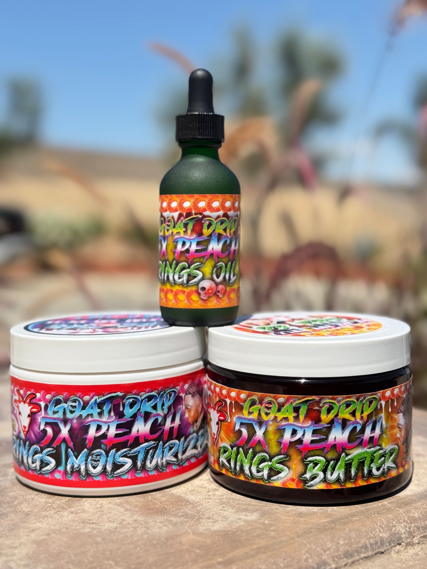 THE NEW 5X PEACH RINGS OIL, MOISTURIZER, & BUTTER DUO BUNDLE!