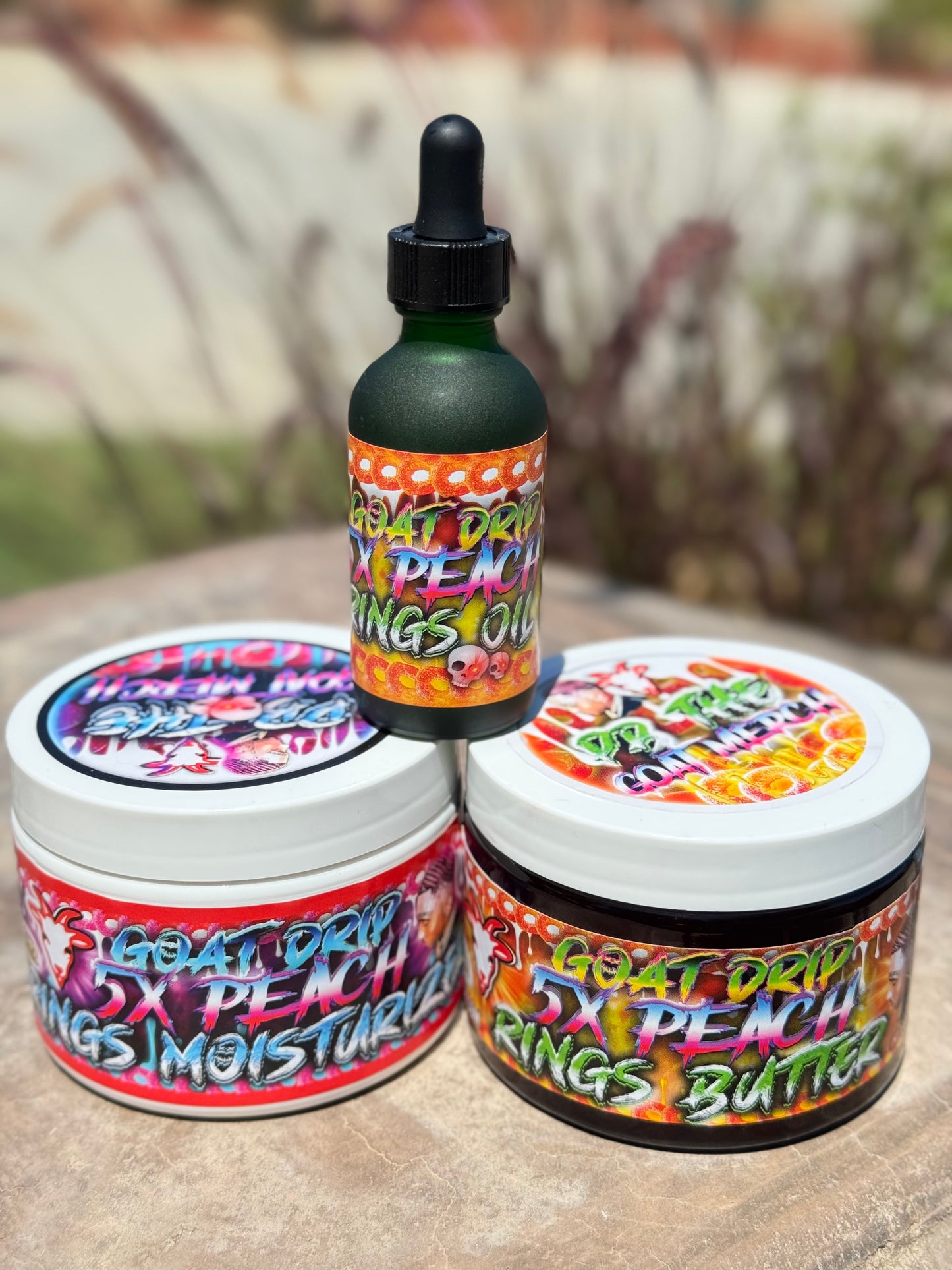 THE NEW 5X PEACH RINGS OIL, MOISTURIZER, & BUTTER DUO BUNDLE!