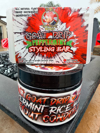 Peppermint Rice Water + Peppermint Wash N Style Bar!