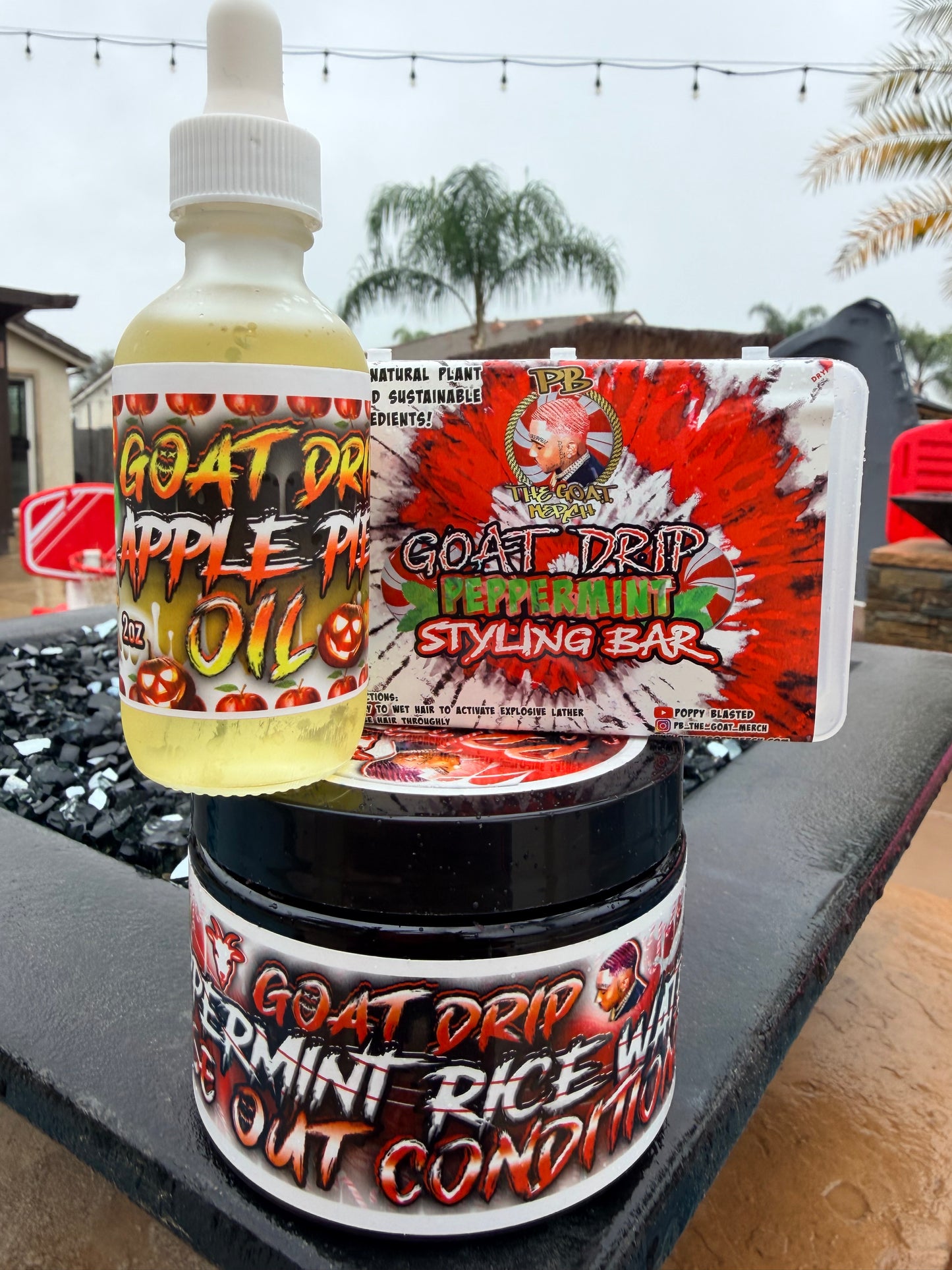 Peppermint Rice Water +Peppermint Wash N Style + Apple Pie Oil!