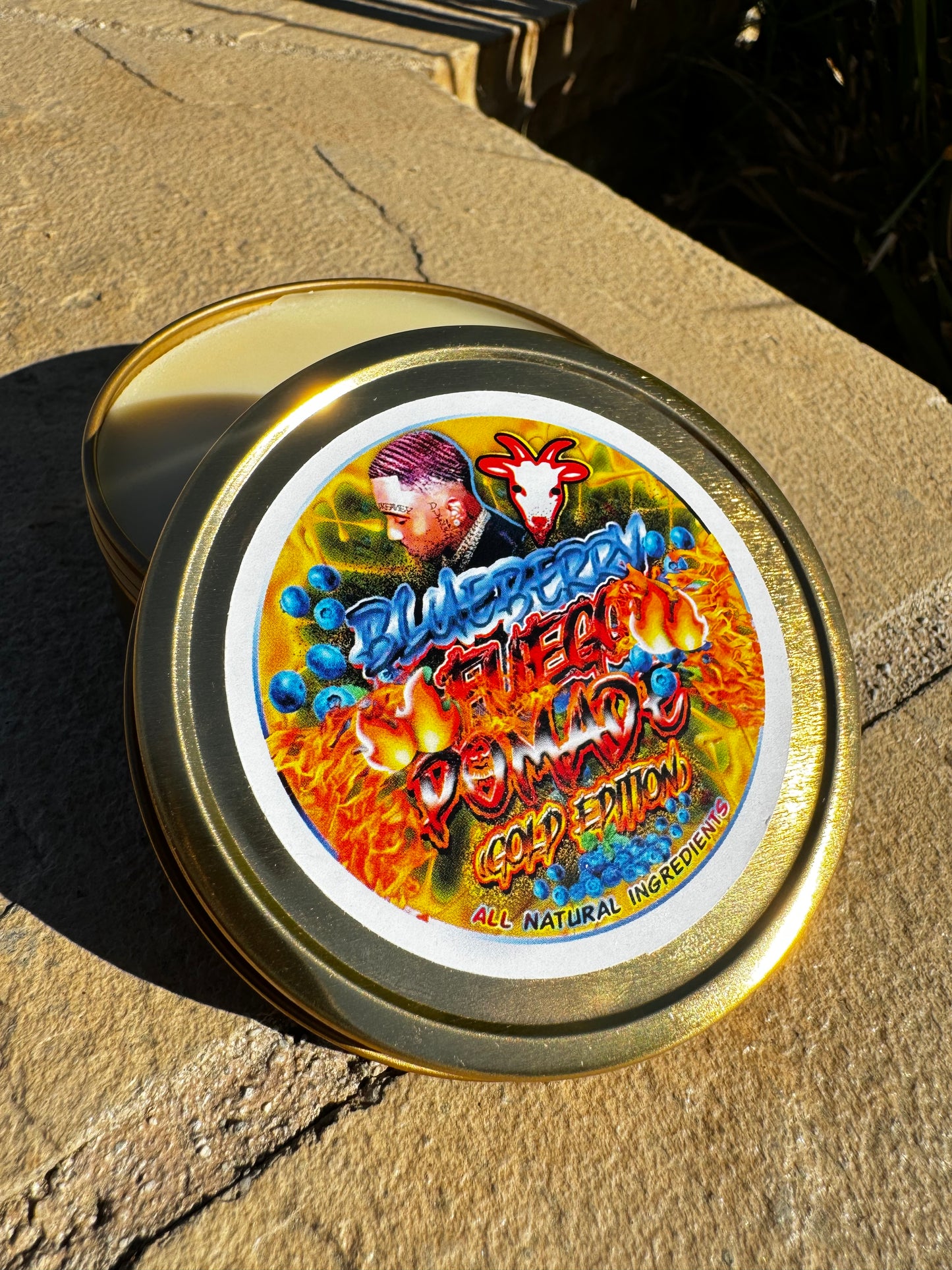 NEW BLUEBERRY FUEGO POMADE ( GOLD EDITION )