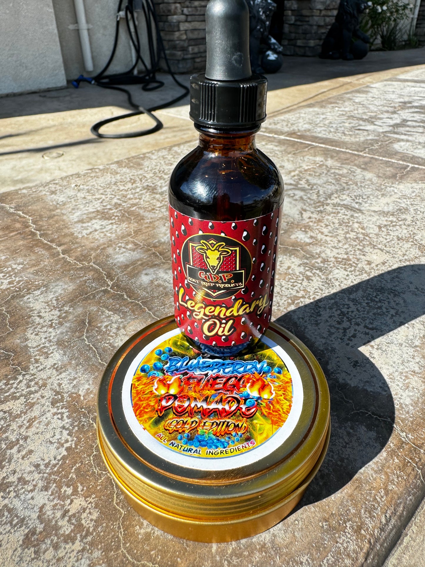 NEW BLUEBERRY FUEGO POMADE HOLD & SHINE BUNDLE!