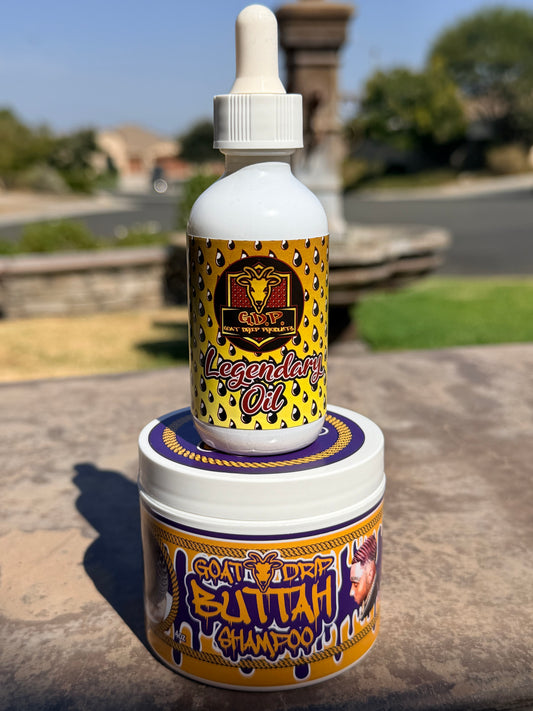 THE NEW GOAT DRIP BUTTAH SHAMPOO + LEGENDARY OIL BUNDLE!
