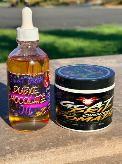 GOAT DRIP DUBYE CHOCOLATE POMADE + OIL!