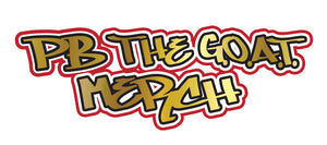 PB THE GOAT MERCH 