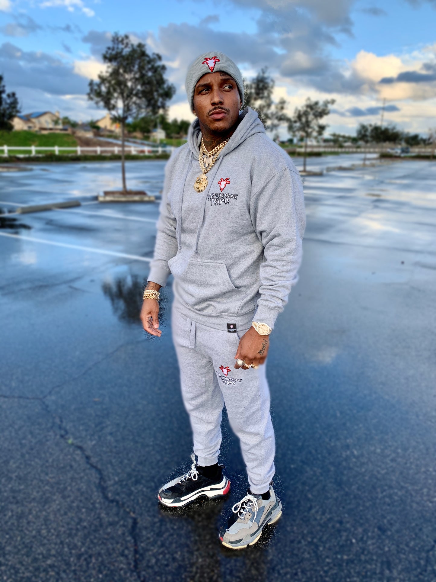 Pb The Goat Merch Drip Sweat Suit Set!