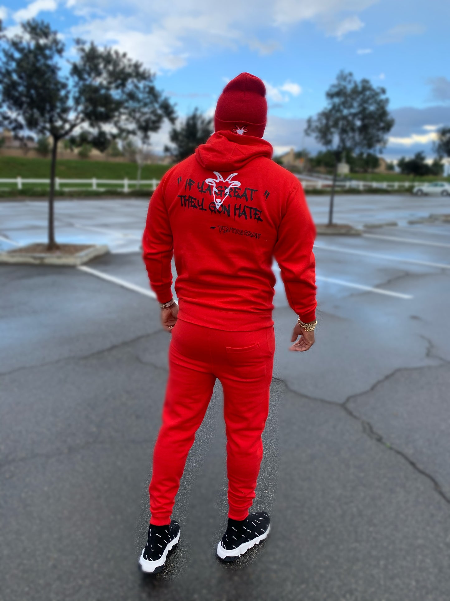 Pb The Goat Merch Drip Sweat Suit Set!