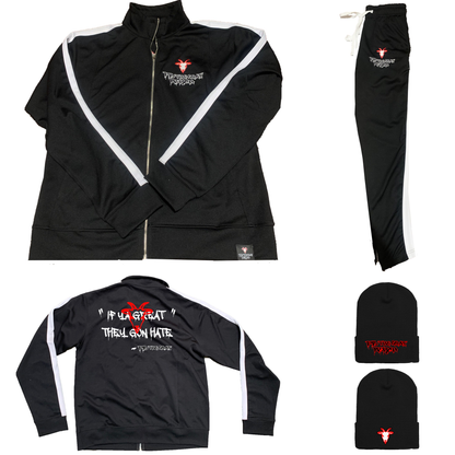 Pb the Goat Merch Drip Track Suit Set W/ Beanie!