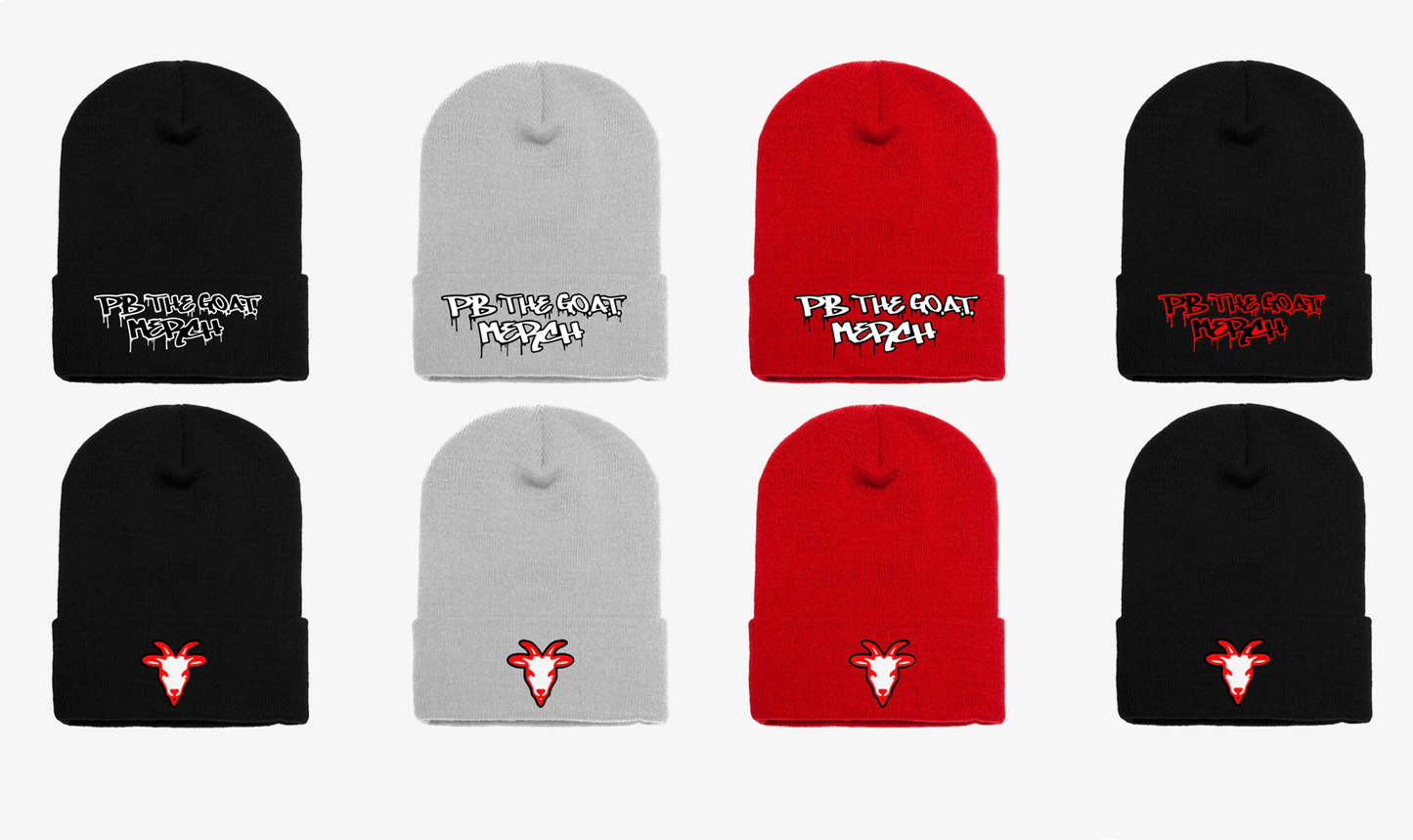 The Official Pb The Goat Merch Beanie Bundle!
