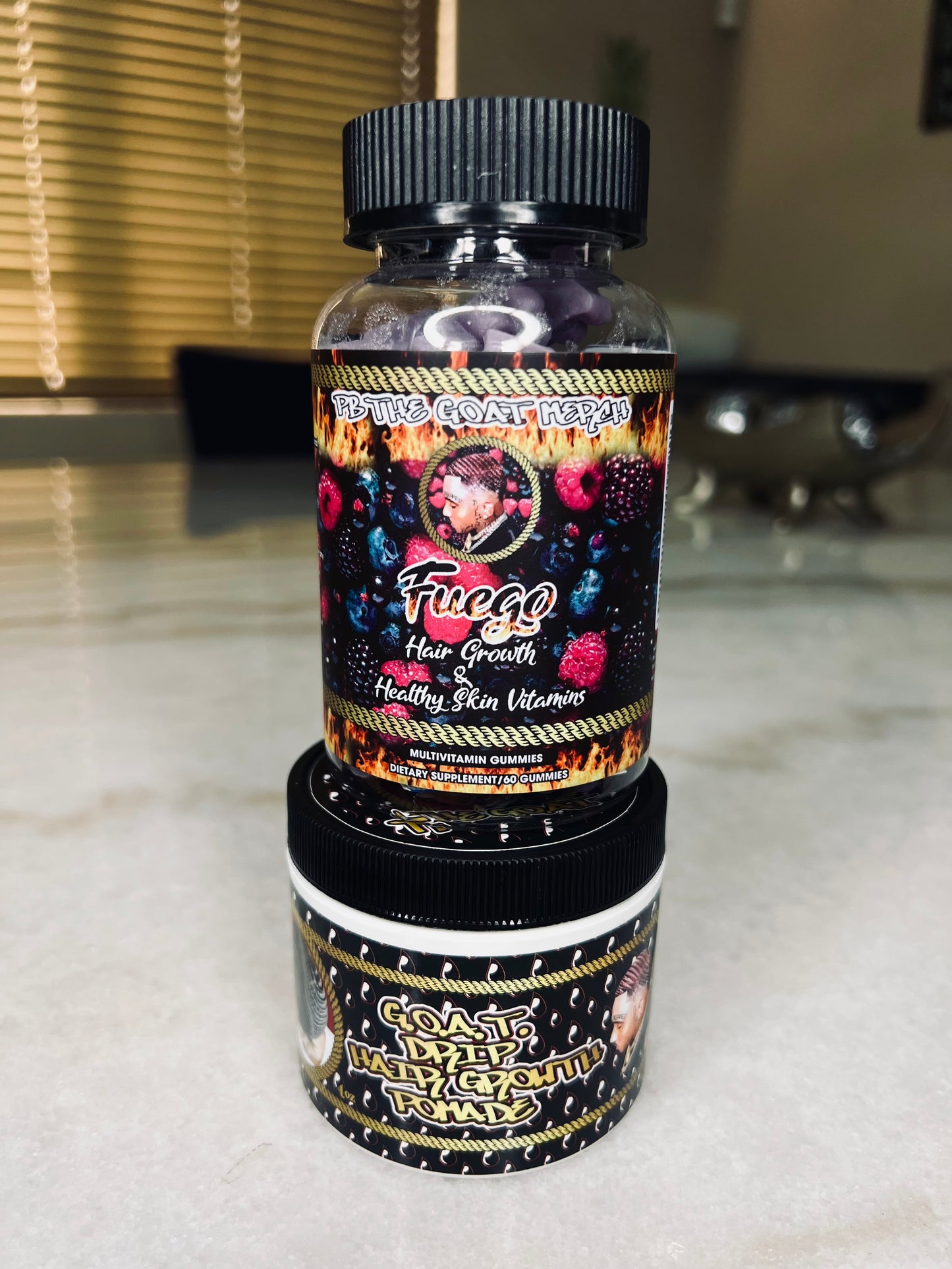 Fuego Vitamins & Hair Growth Pomade Duo